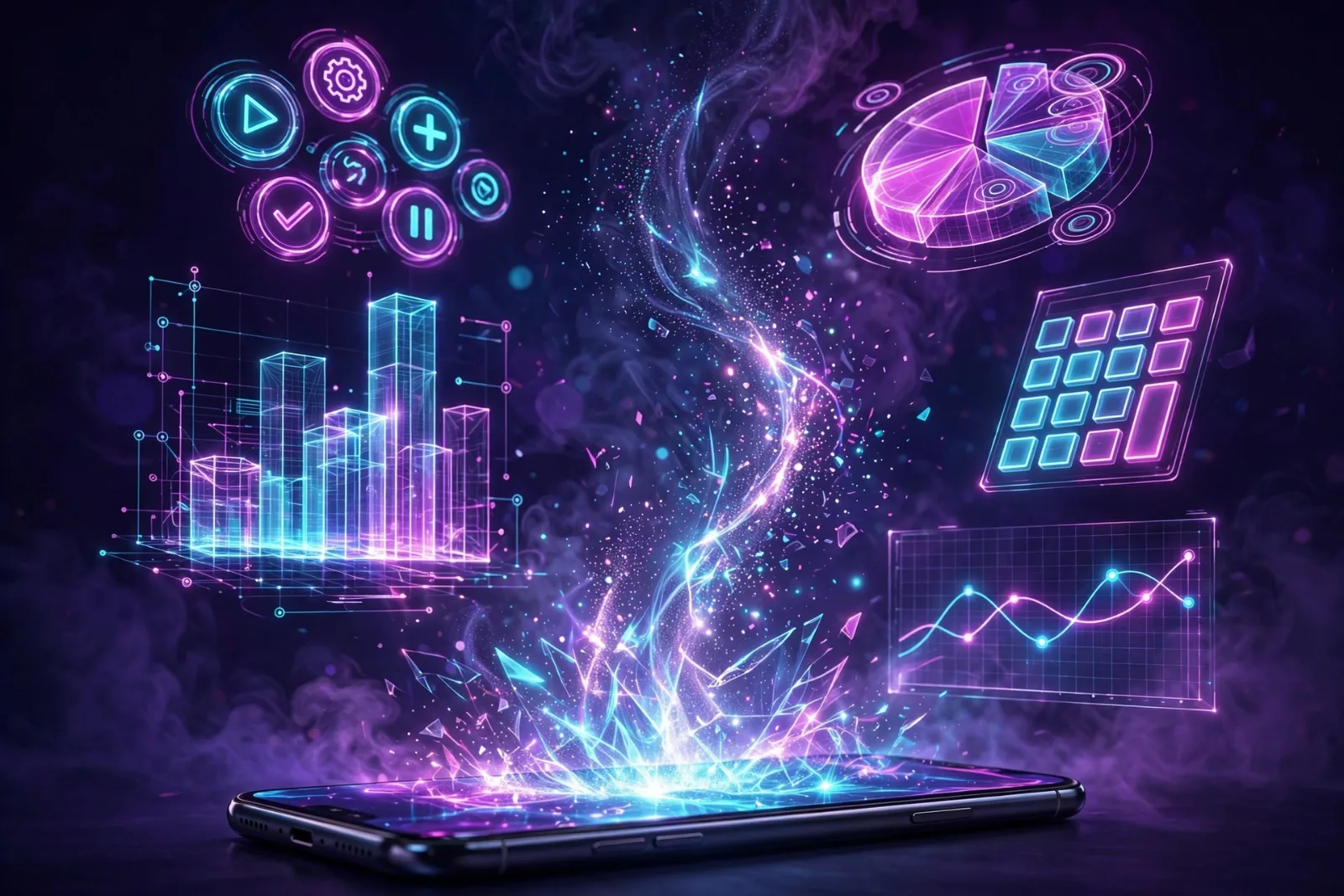 GPT-6 and Intelligent UI explained: cover illustration of an interactive ChatGPT interface