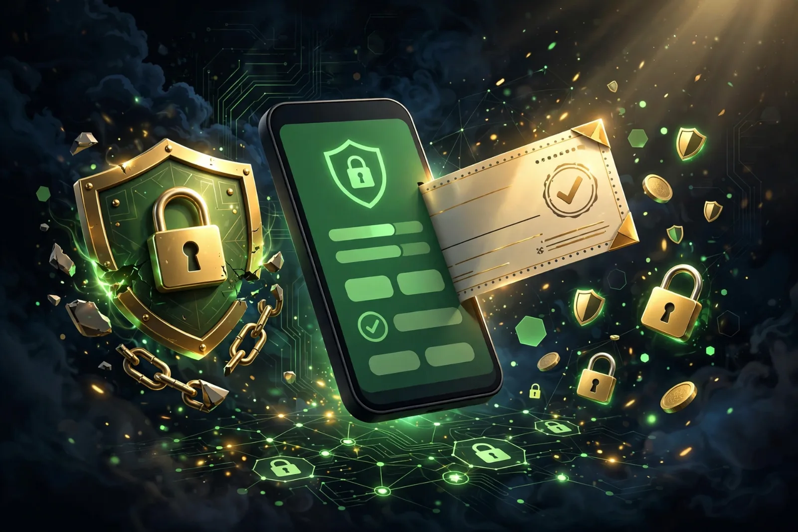 Illustration of a Cash App payout settlement concept